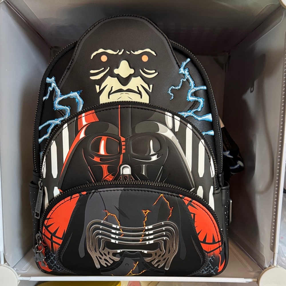 Loungefly Star Wars Black and Red Backpack